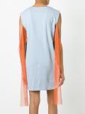 neon panel T-shirt dress