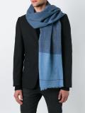 panelled colour block scarf