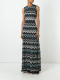 zig zag pattern dress