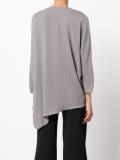 V-neck asymmetric blouse