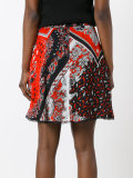paisley patterned skirt