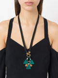 clover motif necklace
