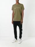 glitched body print T-shirt