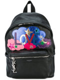 love print backpack