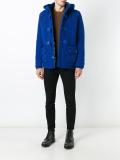 quilted short duffle coat
