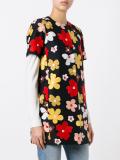 flower embroidered shortsleeved jacket
