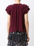 ruffled detail T-shirt 