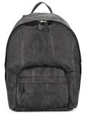 tonal print backpack