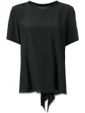 gathered back T-shirt