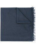 frayed trim scarf 