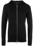 side zip fastened hoodie