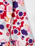 logo flower print dress
