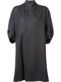 mock neck coat