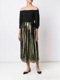 pleated maxi skirt 