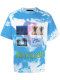 postcard print T-shirt