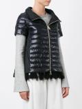 shortsleeved puffer jacket