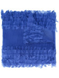 pleated scarf