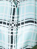 checked print shirt