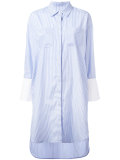 Sweep Away Stripy Shirt Dress