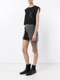 Sleeveless Crystal Cropped Top