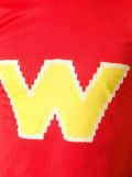 'Ｗ'错觉画拼接上衣