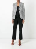 checked blazer