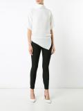high neck blouse