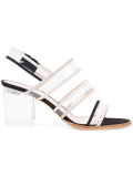 transparent strap sandals