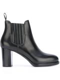 chunky heel Chelsea boots