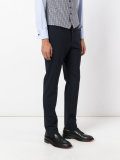 slim-fit trousers