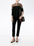 lace panel jumper