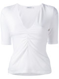 ruched front T-shirt