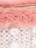 faux fur clutch 