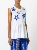 star print blouse