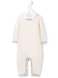 Cable knit romper