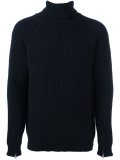cable knit roll neck jumper