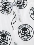skull print swim shorts 
