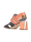 metallic detail sandals