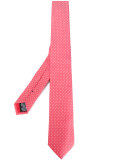 polka dots patterned tie