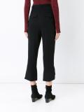 high low hem cropped trousers