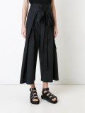 paperbag waist cropped pants