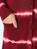 tie-dye print cardigan