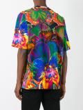 pansy print T-shirt