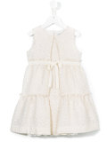 jacquard flared dress