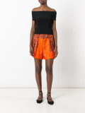 belted shorts