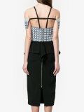 Off-Shoulder Halterneck Dress