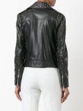 studded leather jacket