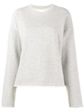 raw edge sweatshirt 
