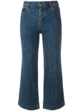 flared cropped jeans