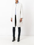  fur collar single breasted coat 